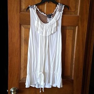 Simply Irresistible 2xl Cream Fancy Top